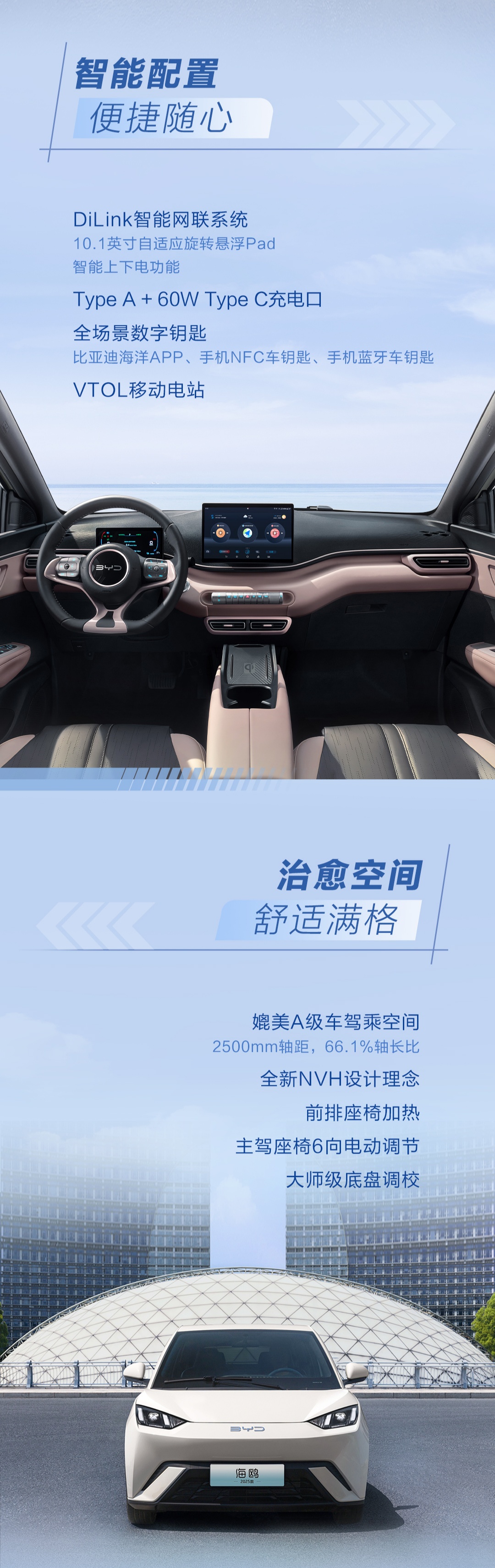 比亚迪海鸥2025款使用说明手册