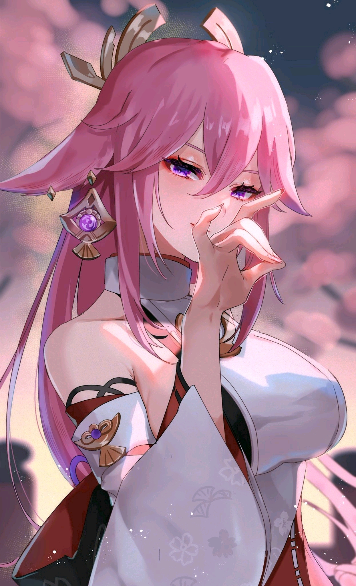 八重神子，原神的绝美画卷