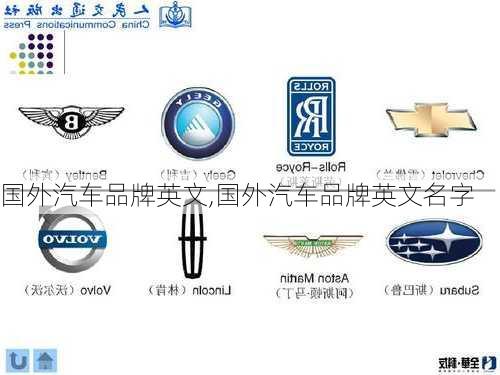 汽车品牌英文名字，全球车坛的璀璨星辰