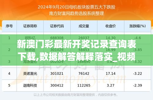 探寻新澳六开彩的历史足迹，揭秘其辉煌的开奖记录新澳六开彩历史开奖记录查询结果今天